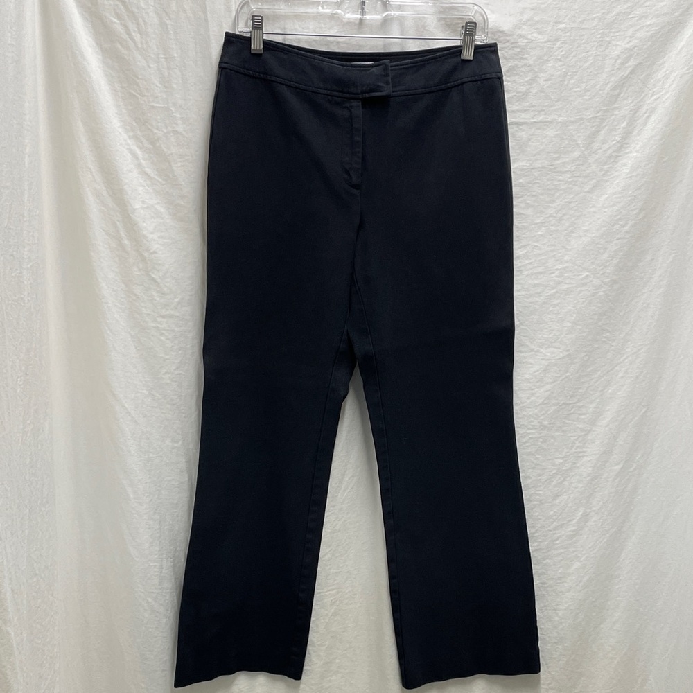 Chico's Black Straight-Leg Trousers